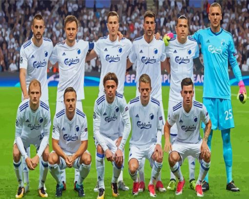 Fc Copenhagen Players Diamond Painting