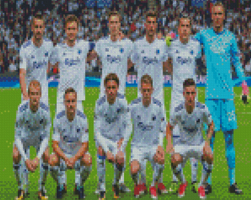 Fc Copenhagen Players Diamond Painting