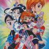 Futari Wa Pretty Cure Characters Diamond Painting