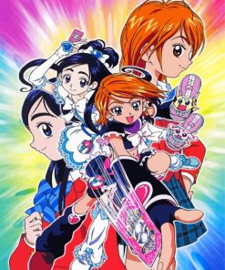 Futari Wa Pretty Cure Characters Diamond Painting