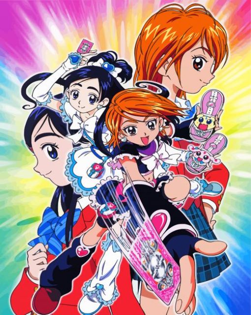 Futari Wa Pretty Cure Characters Diamond Painting