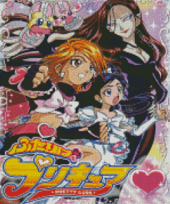 Futari Wa Pretty Cure Poster Diamond Painting