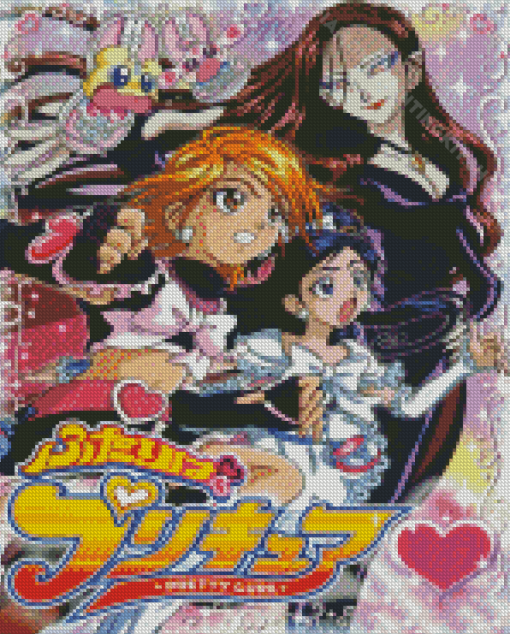 Futari Wa Pretty Cure Poster Diamond Painting