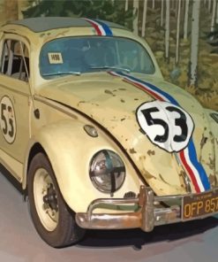 Herbie Car The Love Bug Diamond Painting