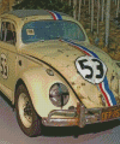 Herbie Car The Love Bug Diamond Painting