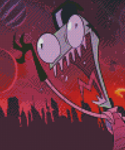 Invasor Zim Character Diamond Painting