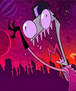 Invasor Zim Character Diamond Painting