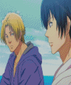 Iori And Ryujiro Grand Blue Characters Diamond Painting