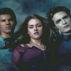 Jacob And Bella And Edward Twilight Diamond Painting