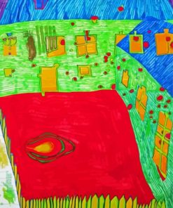 Jews House In Austria By Hundertwasser Diamond Painting