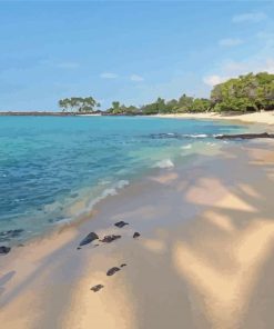 Kailua Kona Town Beach Diamond Painting