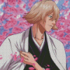 Kisuke Urahara With Cherry Blossom Tree Diamond Painting