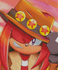 Knuckles The Echidna Diamond Painting