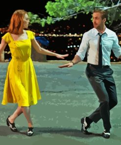 La La Land Characters Danding Diamond Painting