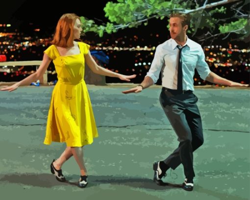 La La Land Characters Danding Diamond Painting