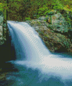 Lake Catherine State Park Waterfall Diamond Painting