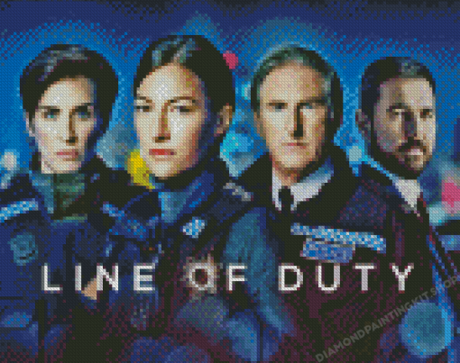 Line Of Duty Poster Diamond Painting