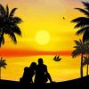 Love Silhouette Diamond Painting