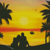 Love Silhouette Diamond Painting