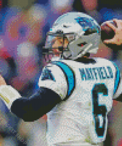 Mayfield Carolina Panthers Player Diamond Painting