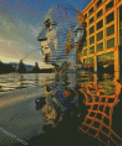 Metalmorphosis Sculpture By David Cerny Diamond Painting