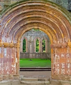 North Yorkshire Fountains Abbey Diamond Painting