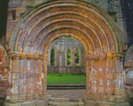 North Yorkshire Fountains Abbey Diamond Painting