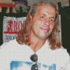 Old Wrestler Bret Hart Diamond Painting