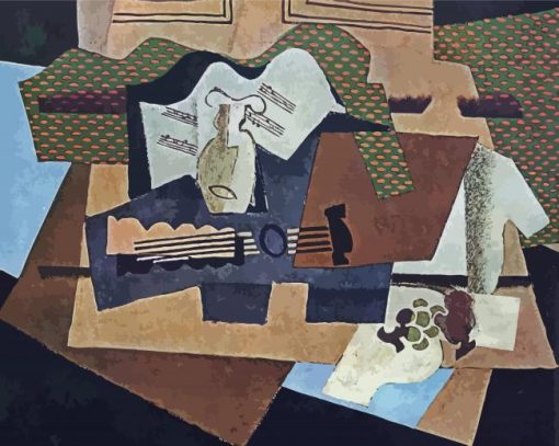 Pablo Picasso Still Life With Guitar Diamond Painting