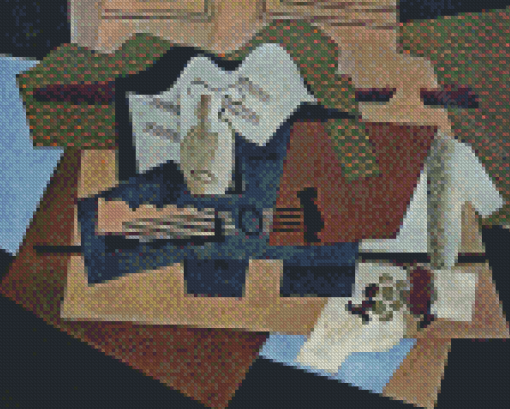 Pablo Picasso Still Life With Guitar Diamond Painting