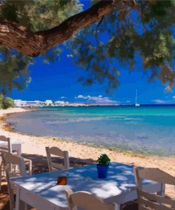 Paros Beach Diamond Painting