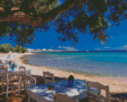 Paros Beach Diamond Painting