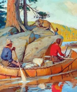 Philip R Goodwin In The Canoe Diamond Painting