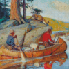 Philip R Goodwin In The Canoe Diamond Painting