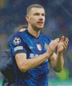 Player Edin Dzeko Diamond Painting