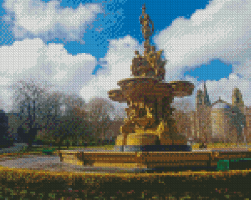 Princes Street Gardens Diamond Painting