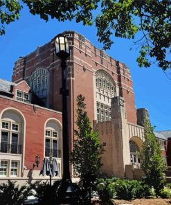 Purdue University Building Diamond Painting