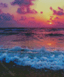 Purple Sunset Diamond Painting