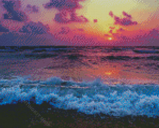 Purple Sunset Diamond Painting