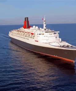 QE2 Liner In The Horizon Diamond Painting