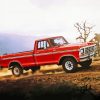 Red Ford F100 Diamond Painting