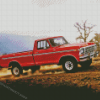 Red Ford F100 Diamond Painting