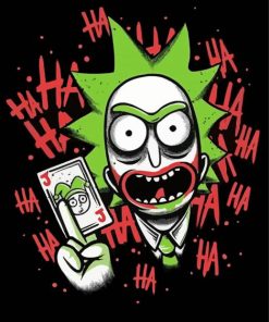 Rick And Morty Joker Diamond Painting