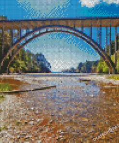 Russian Gulch State Park Bridge Diamond Painting