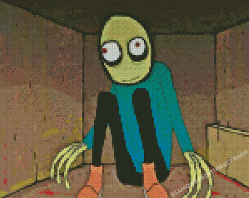 Salad Fingers David Firth Diamond Painting