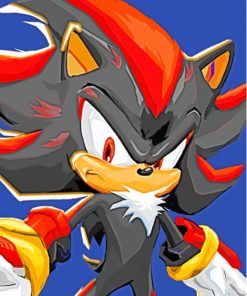 Shadow The Hedgehog Diamond Painting