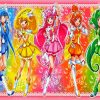 Smile Precure Characters Diamond Painting