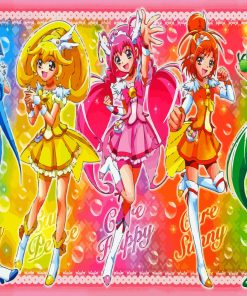 Smile Precure Characters Diamond Painting