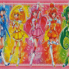 Smile Precure Characters Diamond Painting