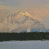 Snowy Pioneer Peak Alaska US Diamond Painting